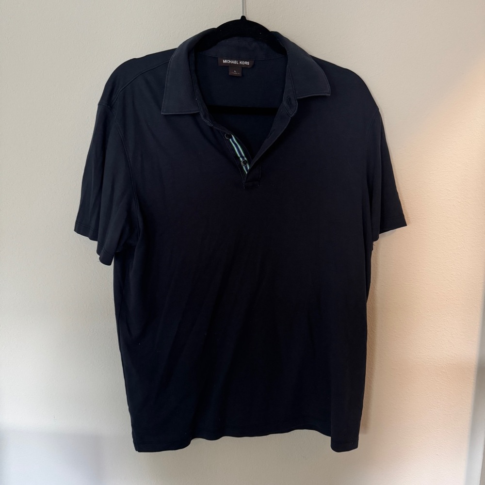 Men’s Michael Kors Navy Blue Polo Shirt